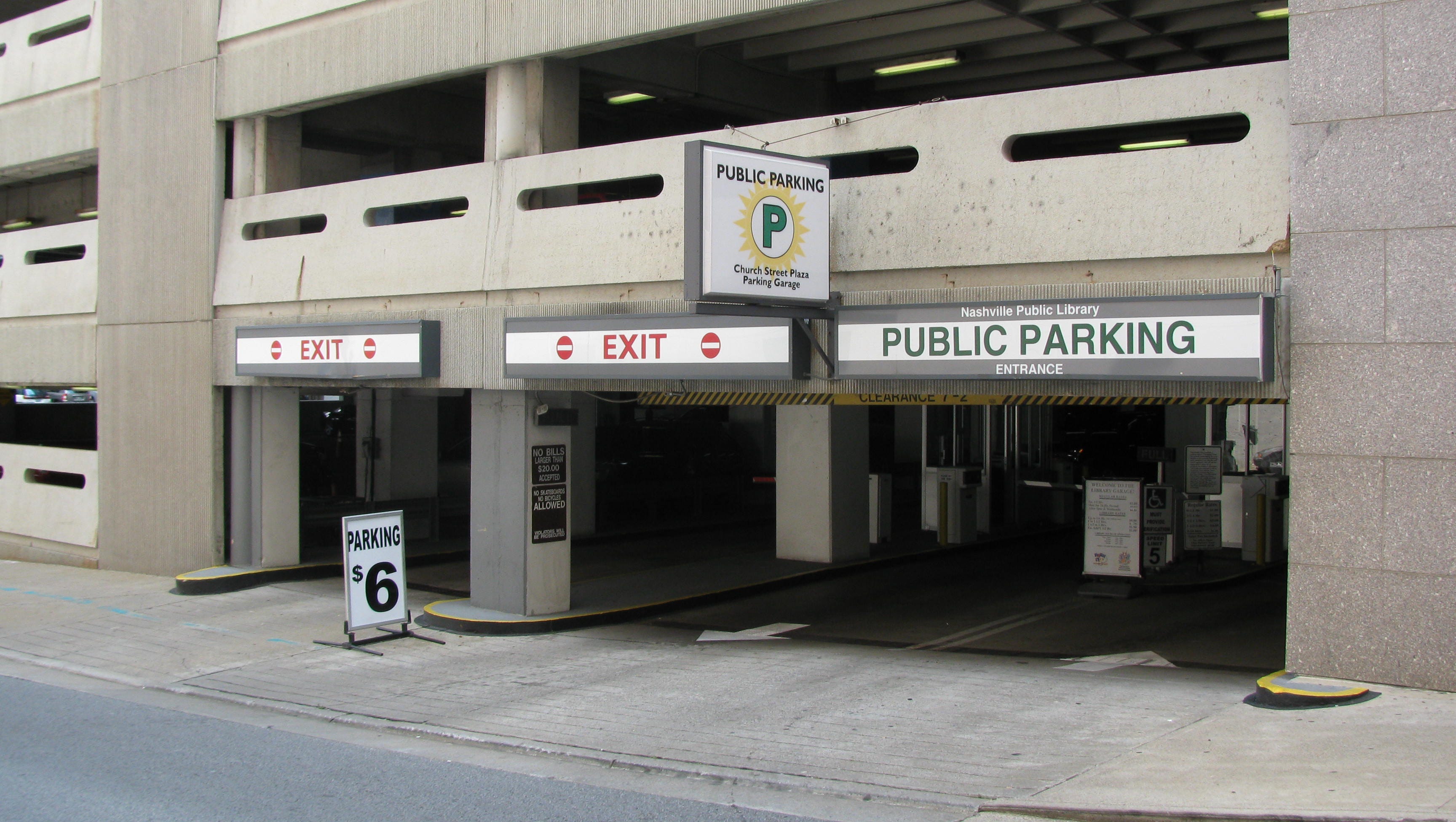 Downtown Nashville Parking Garage Rates Dandk Organizer