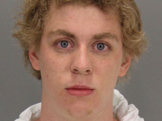 Brock Turner was booked in January 2015.