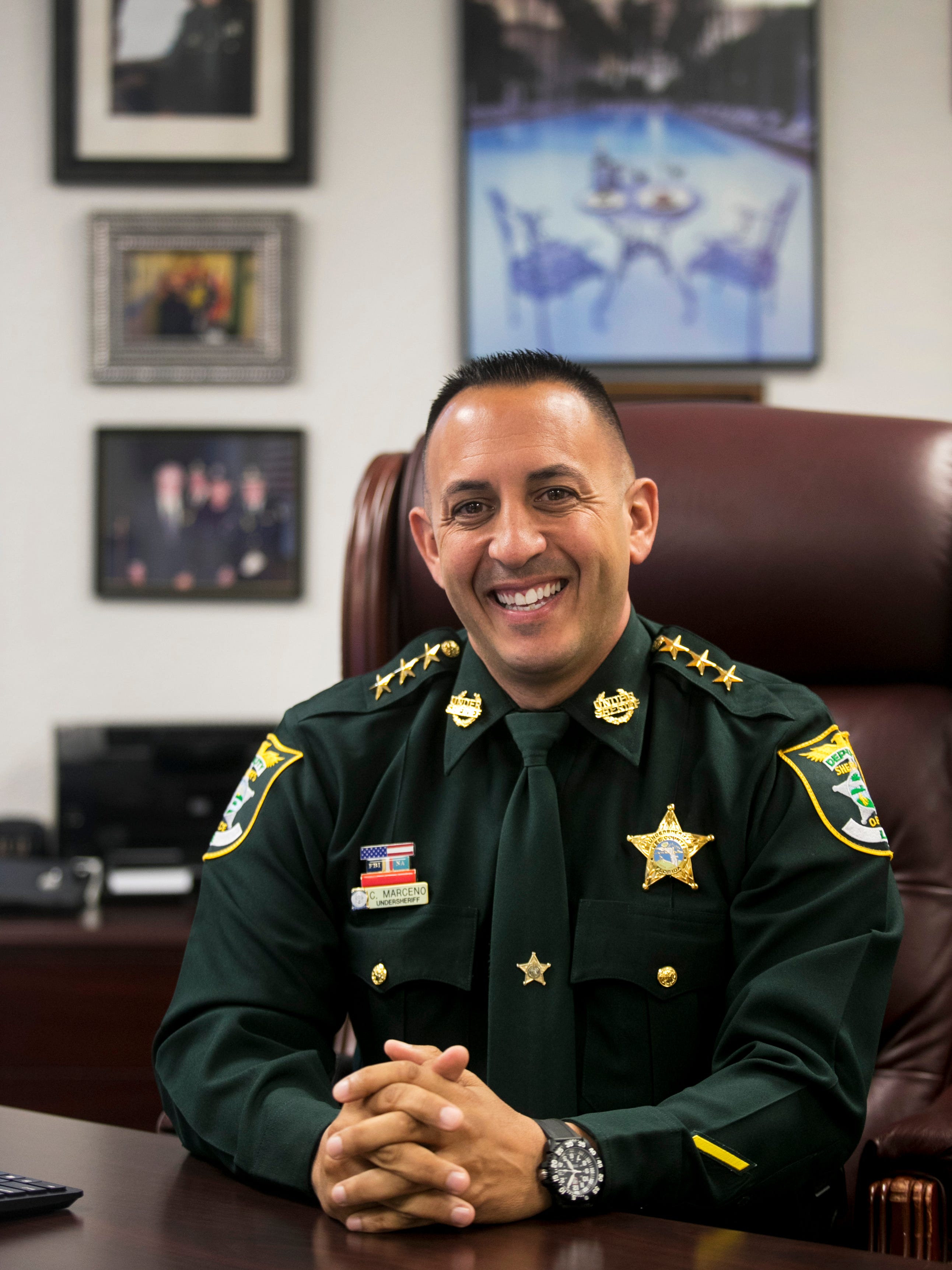 Lee County Sheriff Carmine Marceno Decorates Himself In Same Fashion As
