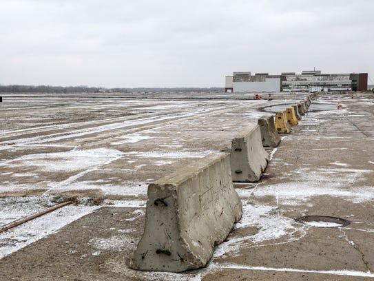 Land on the former floor of the 335-acre Willow Run