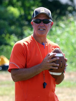Somerville High School football coach Jeff Vanderbeek.