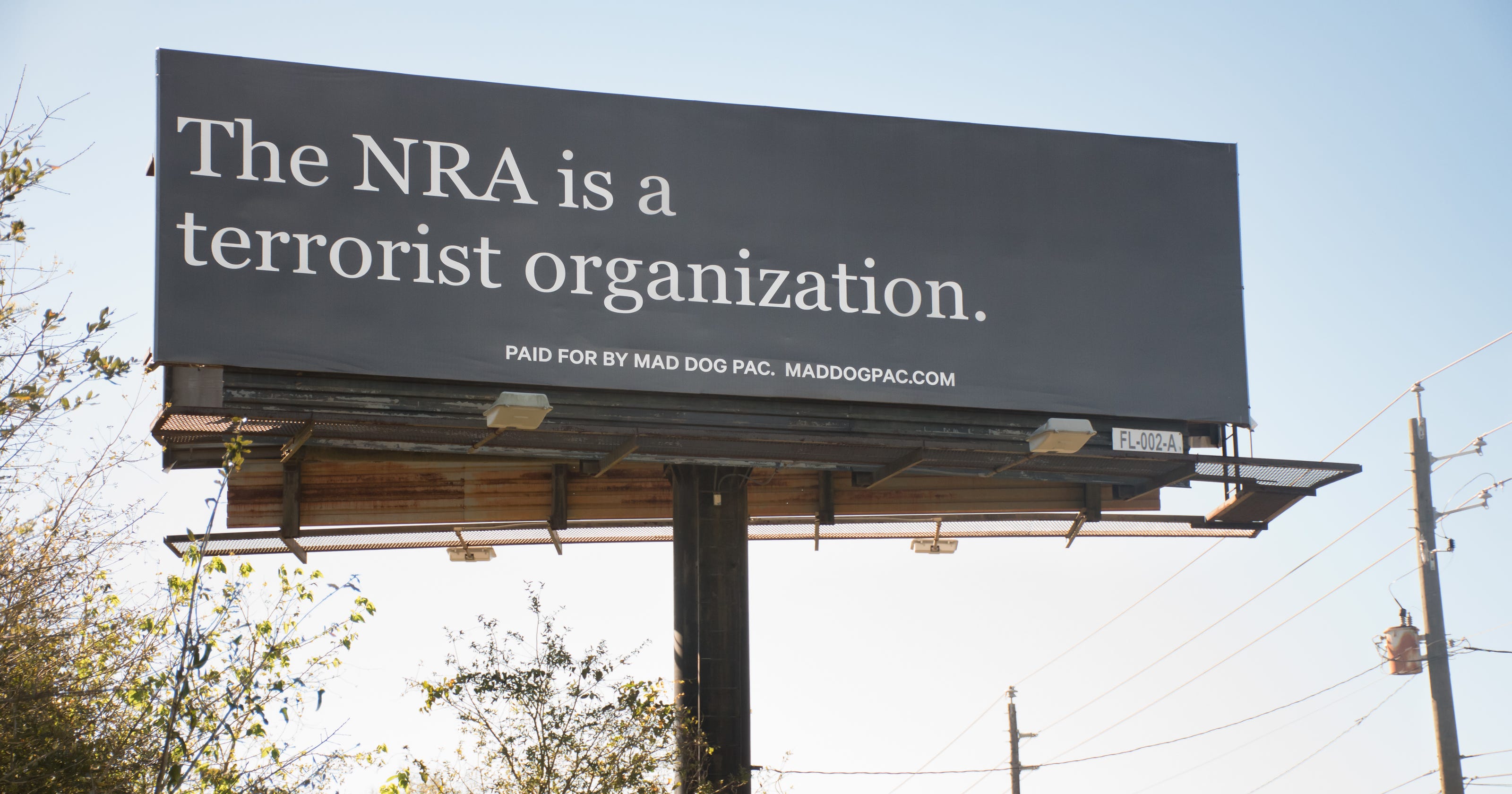 New Billboard In Pensacola Refers To Nra As Terrorist Organization