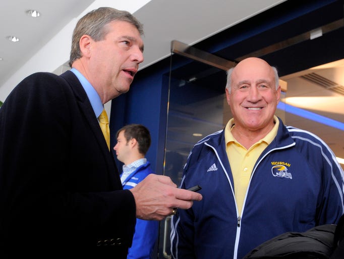 Brandon introduces Greg Mattison as the football team's