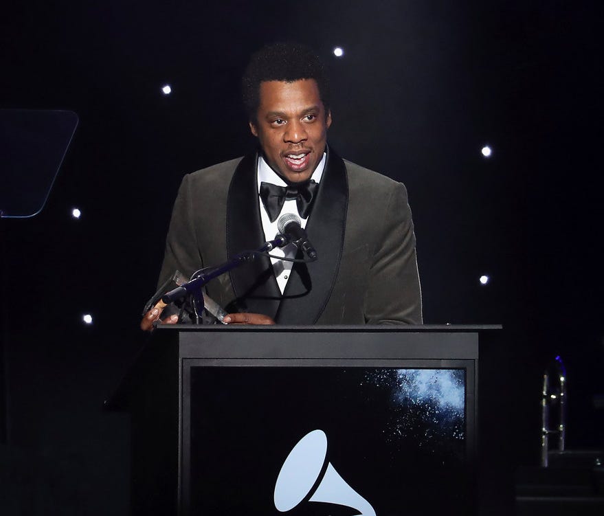 File photo taken in 2018 shows rapper and business entrepreneur Jay-Z, at the Pre-Grammy Gala And Salute To Industry Icons at the Sheraton New York Times Square Hotel in New York City