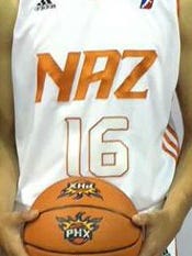 The Northern Arizona Suns' home uniform