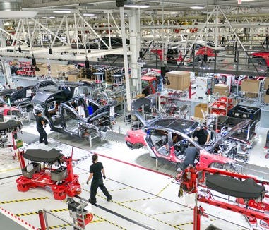Tesla factory.