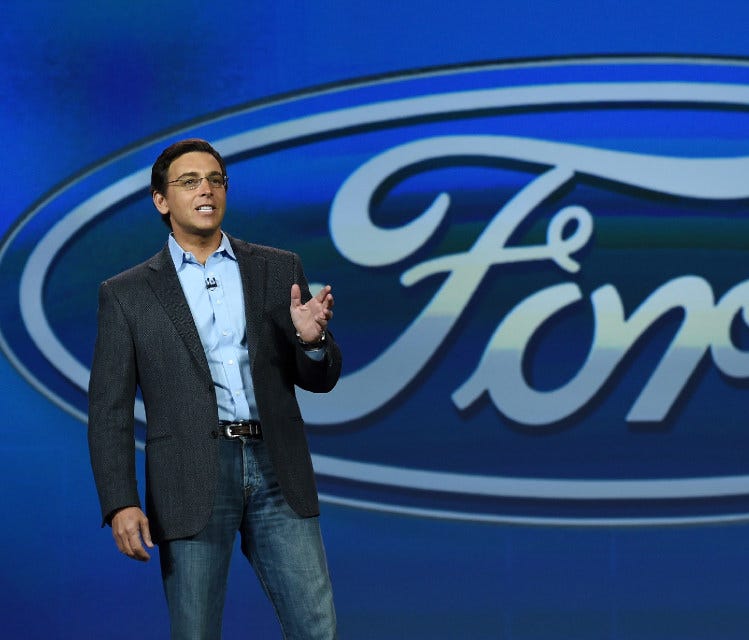 Ford CEO Mark Fields announced a $1 billion investment in a new self-driving car tech company, Argo AI, in February.