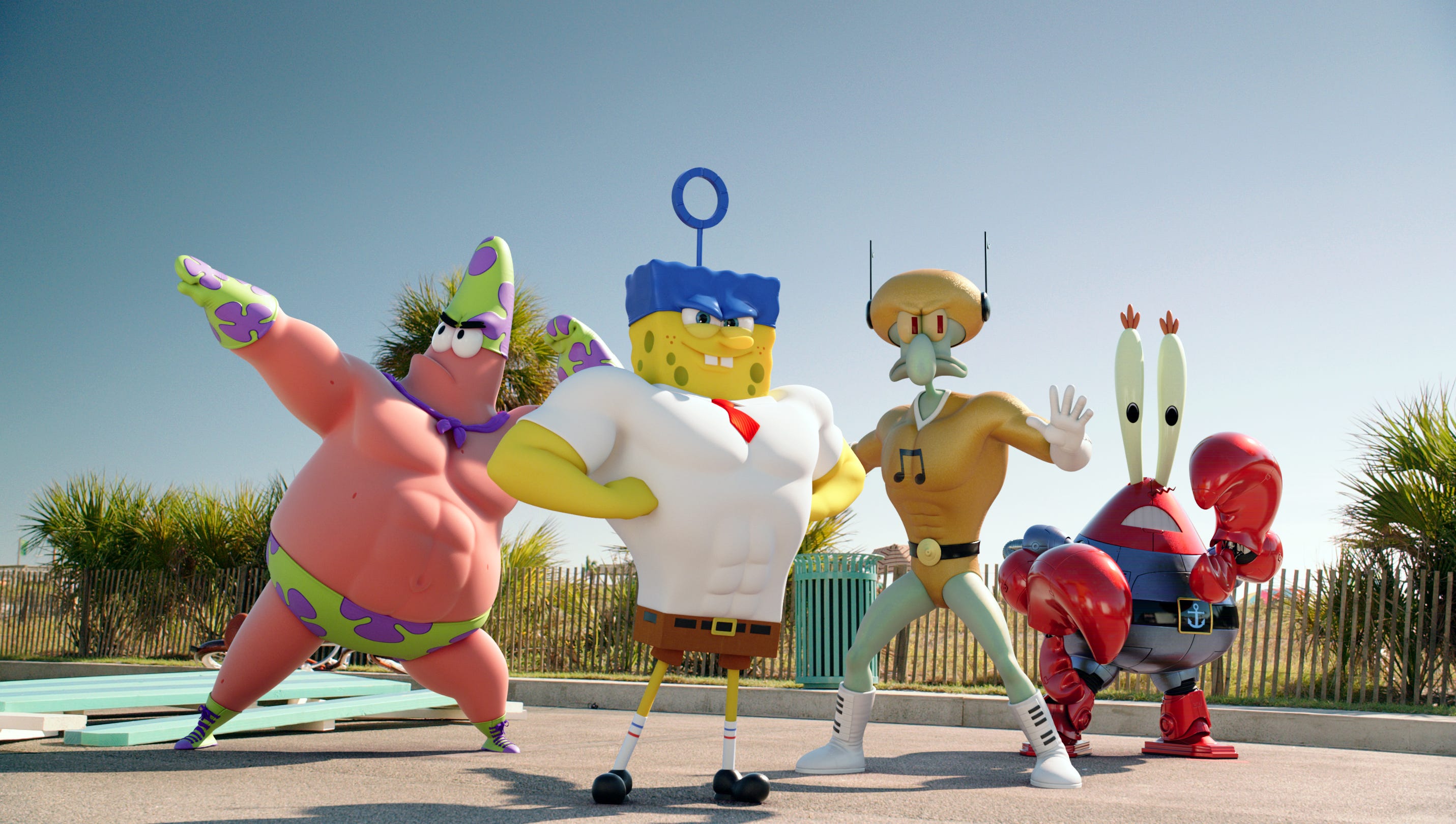 Exclusive Peek At Spongebob In Sponge Out Of Water