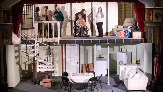 The second play of this season, “The Humans,” had a two-story set on the stage.