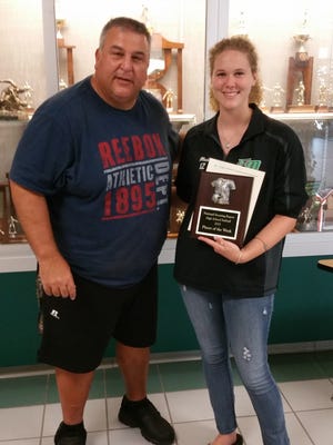 Fort Myers' Madi Thiele was recognized by the NSR recently for her work on the softball field.