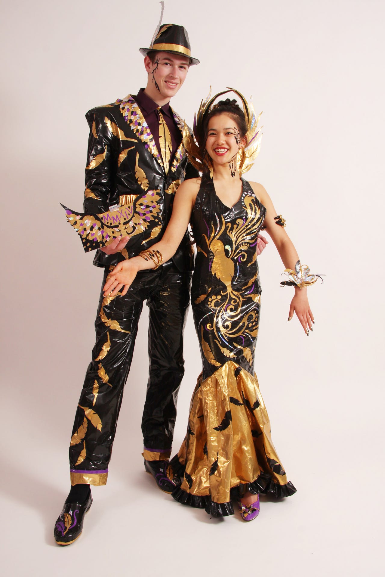 matching prom couples