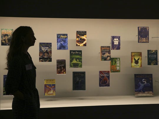 Shown is the "Harry Potter - A History of Magic" exhibition