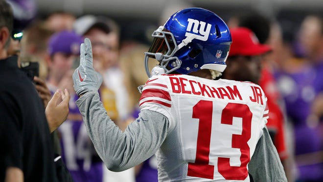 New York Giants wide receiver Odell Beckham reportedly is available on the trade market.