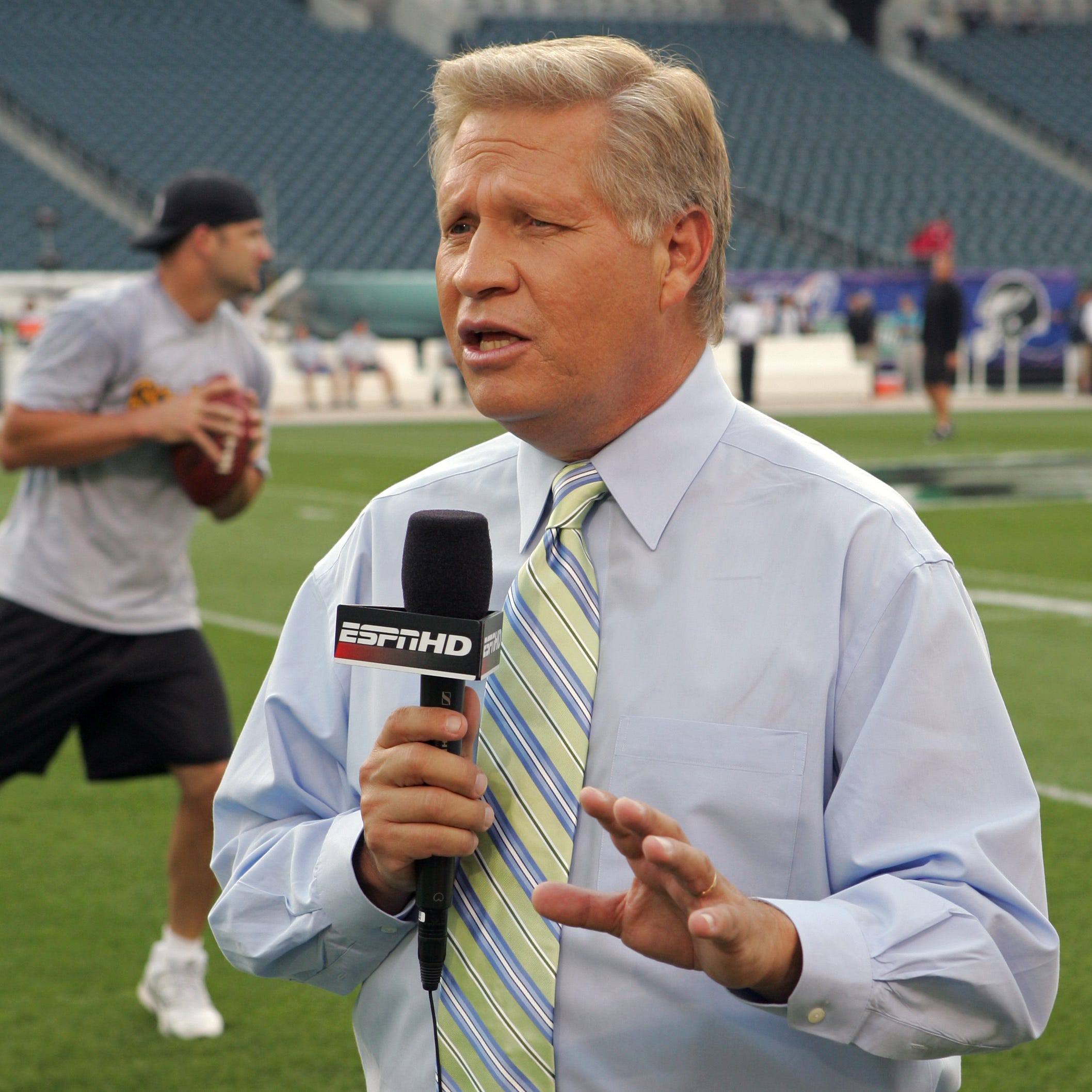Chris Mortensen announced in 2016 that he would be off the air as he underwent treatment for Stage IV throat cancer.