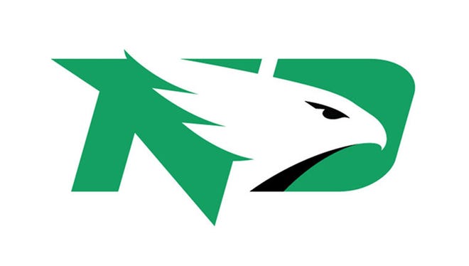 The University of North Dakota’s new Fighting Hawks logo.