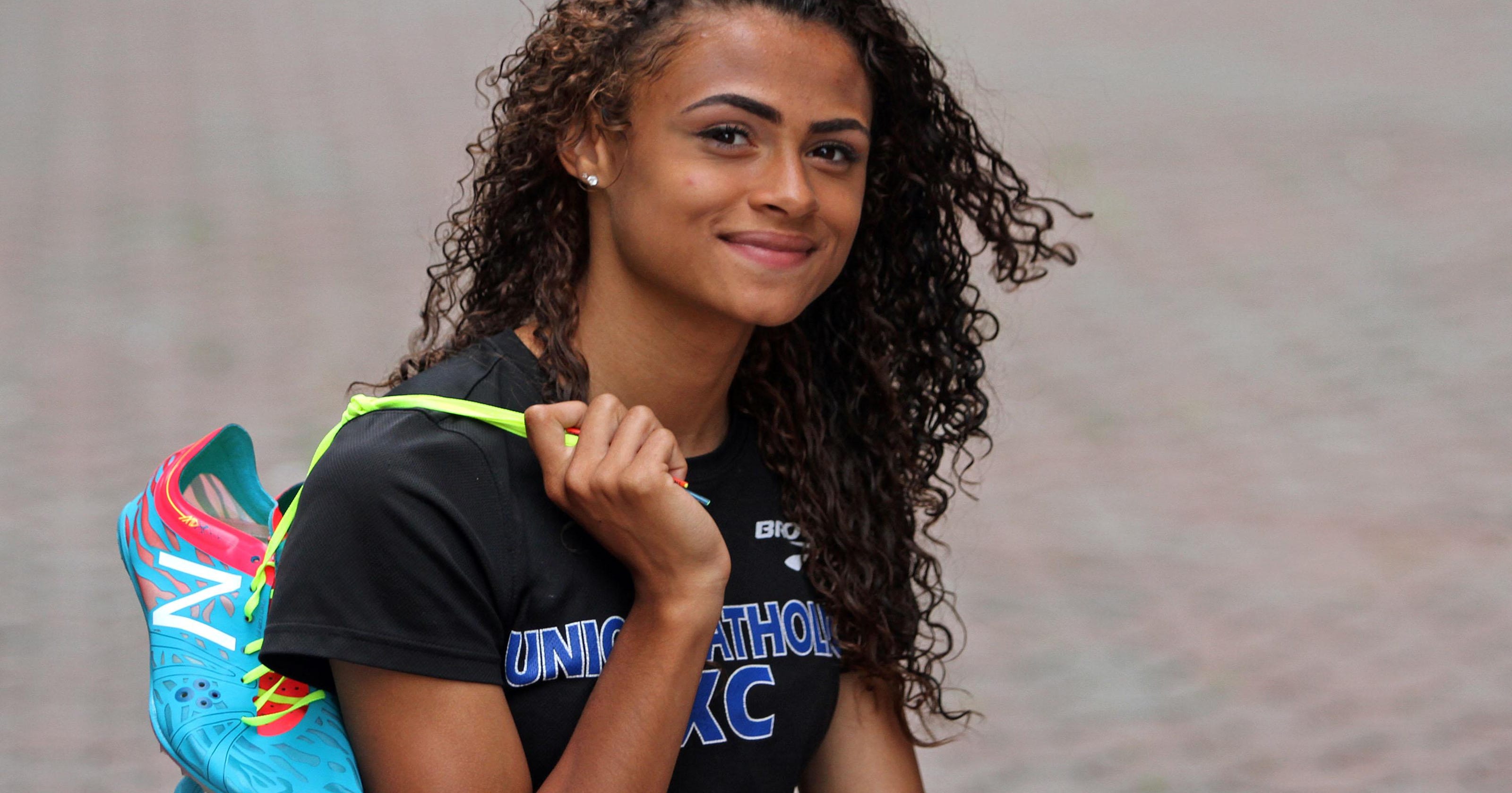 Sydney McLaughlin is the Courier News Girls Track Athlete of the Year Sydney McLaughlin Sydney McLaughlin is the Courier News Girls Track Athlete of the Year
