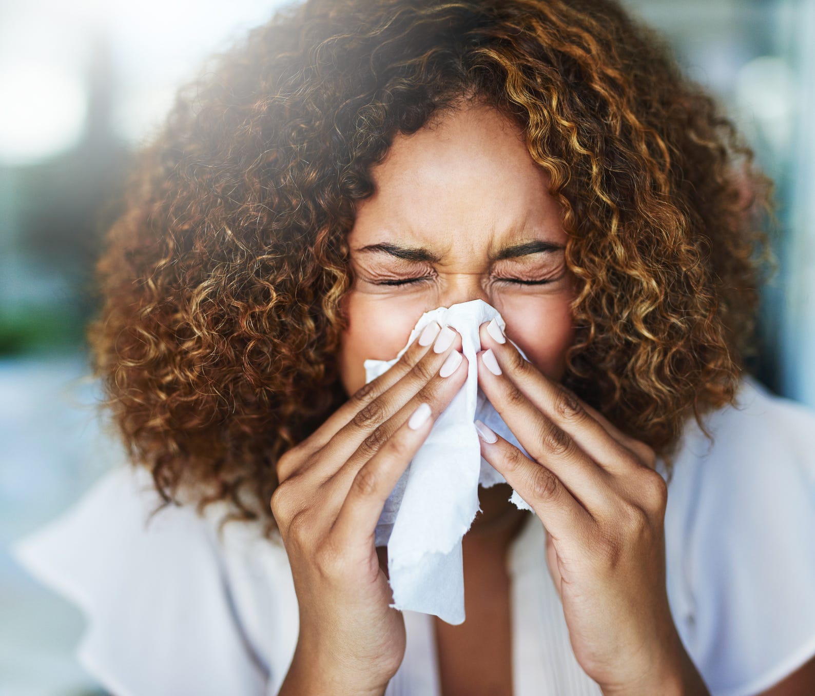 Runny nose, fever and cough are all symptoms of the flu.