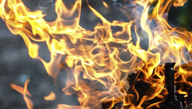 Stock photo of a fire.