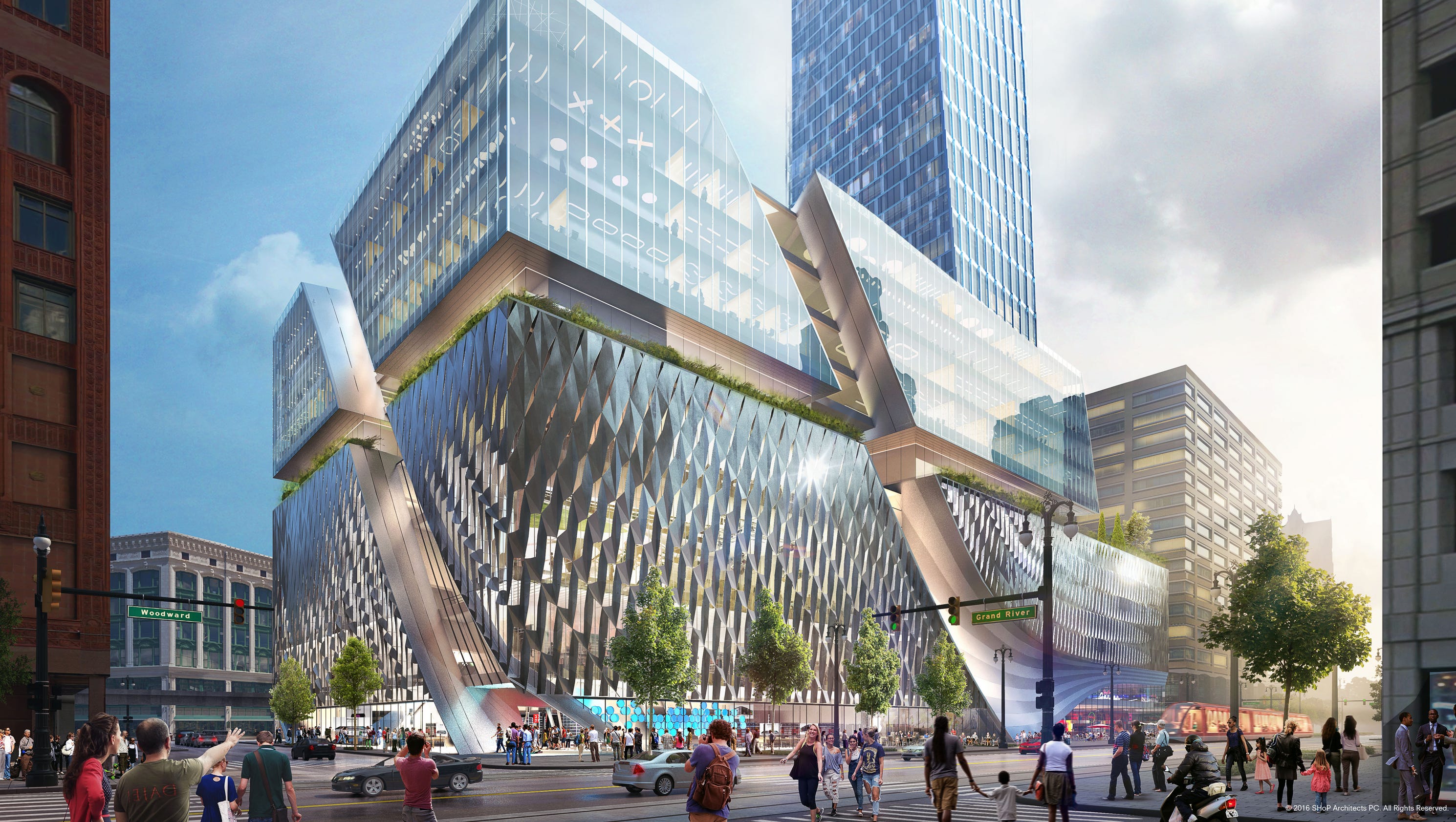 Dan Gilbert proposes Detroit's tallest building on old Hudson's site