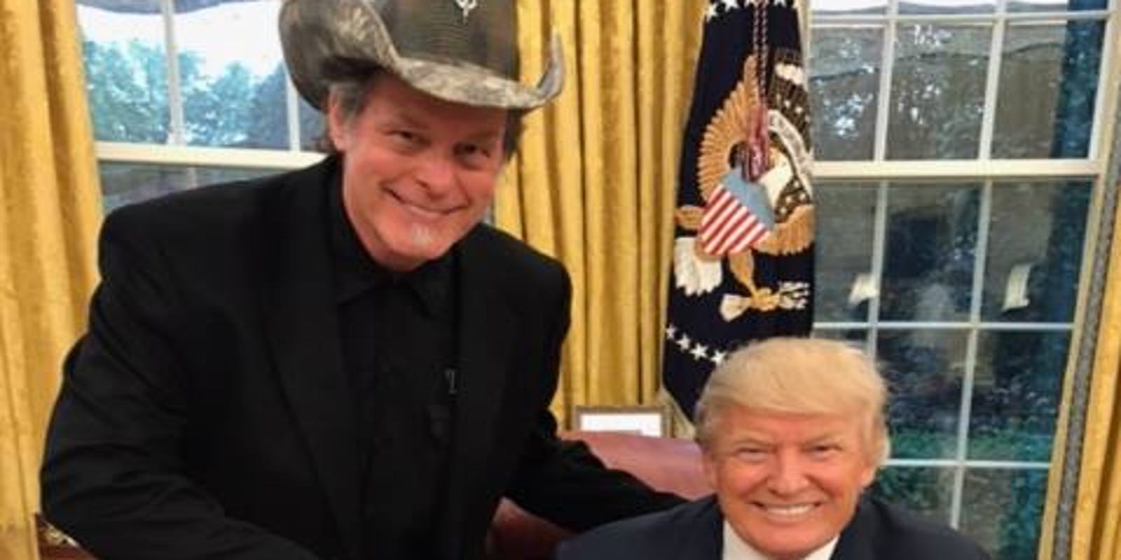 Ted Nugent tells the tale of night with Trump