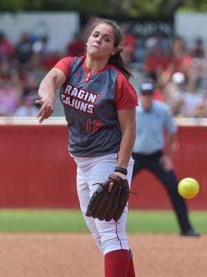Alex Stewart pitched the Cajuns to a 9-8 win over Texas A&M on Sunday to advance to the Super Regionals.