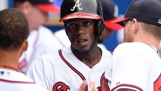 Cameron Maybin is a 2005 Roberson graduate and current member of the Atlanta Braves.