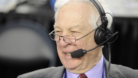 Bill Raftery called his first Final Four on TV in March after doing it on radio for 23 years.