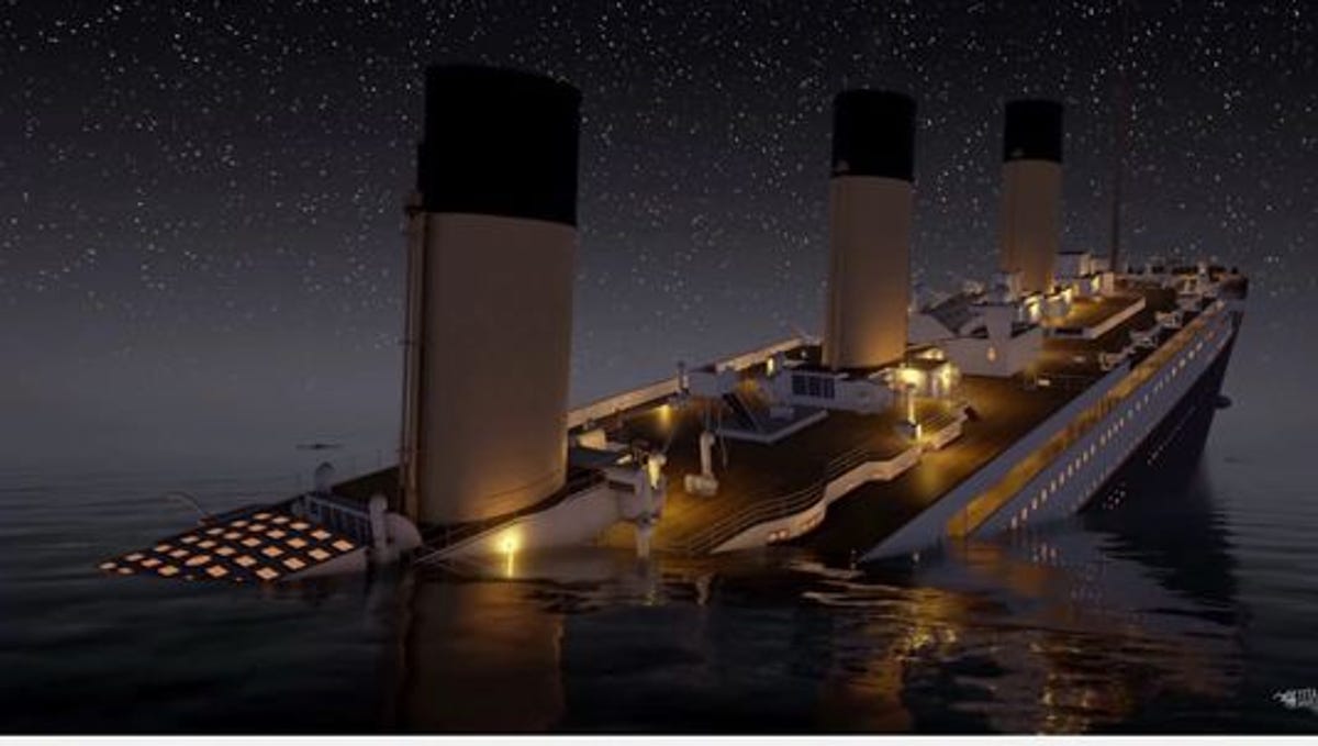 Watch The Titanic Sink In Real Time Watch The Titanic Sink In Real Time