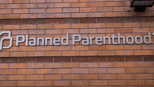 The sign on a Planned Parenthood building