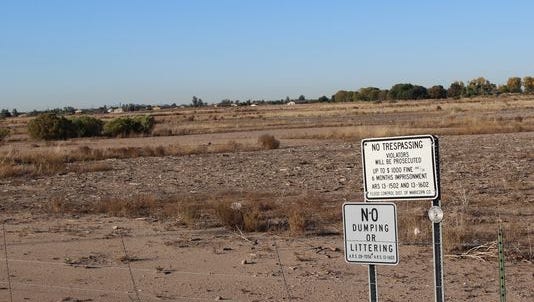 This is the future site of a planned 272-acre regional park near Queen Creek and Higley roads in Gilbert.