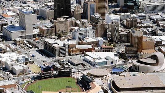 A view of Downtown El Paso.