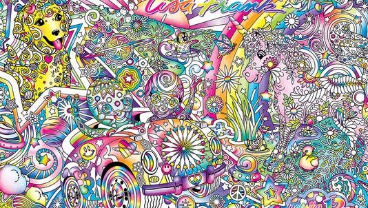 Groovy Lisa Frank Announces Adult Coloring Books For Holidays