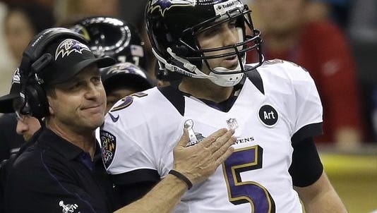 The Ravens are trying for their seventh playoff berth in nine seasons with John Harbaugh as the coach and Joe Flacco as the quarterback.
