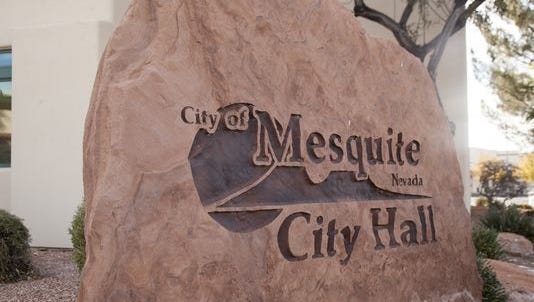 Members of the public and city council members met for their biweekly council meeting at the Mesquite City Hall on Feb. 12, 2019.