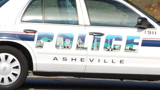 Asheville police patrol vehicle