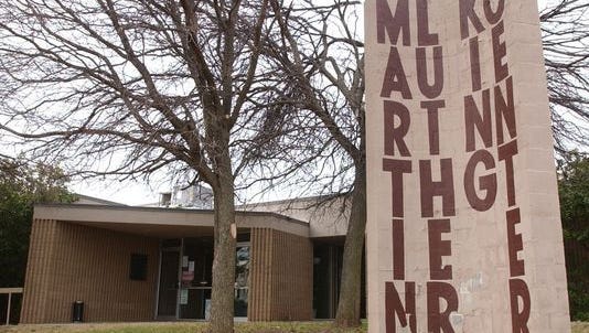 A child was found left behind Wednesday evening by a janitor picking up trash around the Martin Luther King Center, 1100 Smith St.