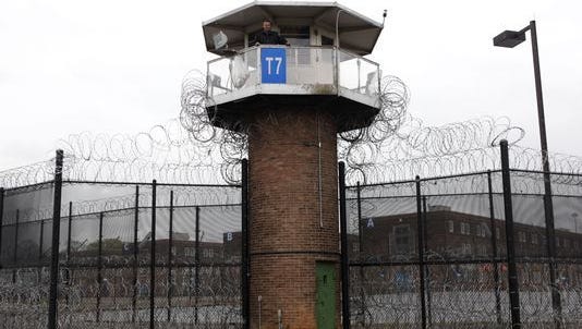 A prison tower
