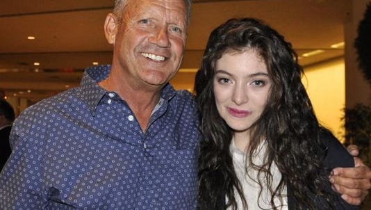 Kansas City Royals great George Brett and musician Lorde.