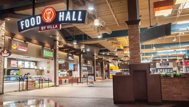 Arizona Mills The Food Hall by Villa awaits shoppers at Arizona Mills, the largest outlet and value retail shopping destination in Arizona.