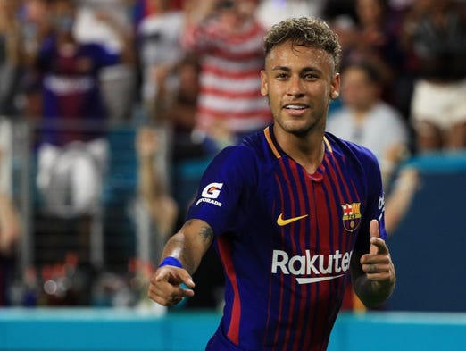 Neymar, forward: From FC Barcelona (Spain) to Paris