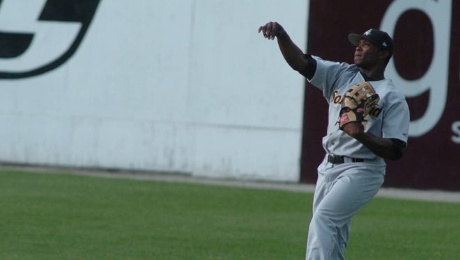 In this 2007 photo, South Bend Silver Hawks outfielder Justin Upton roams the outfield at Battle Creek's C.O. Brown Stadium.