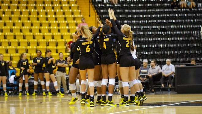 The Hattiesburg American’s September photo walk focused on sports photography and was held during Southern Miss volleyball’s Sept. 5 match against Louisiana-Monroe.