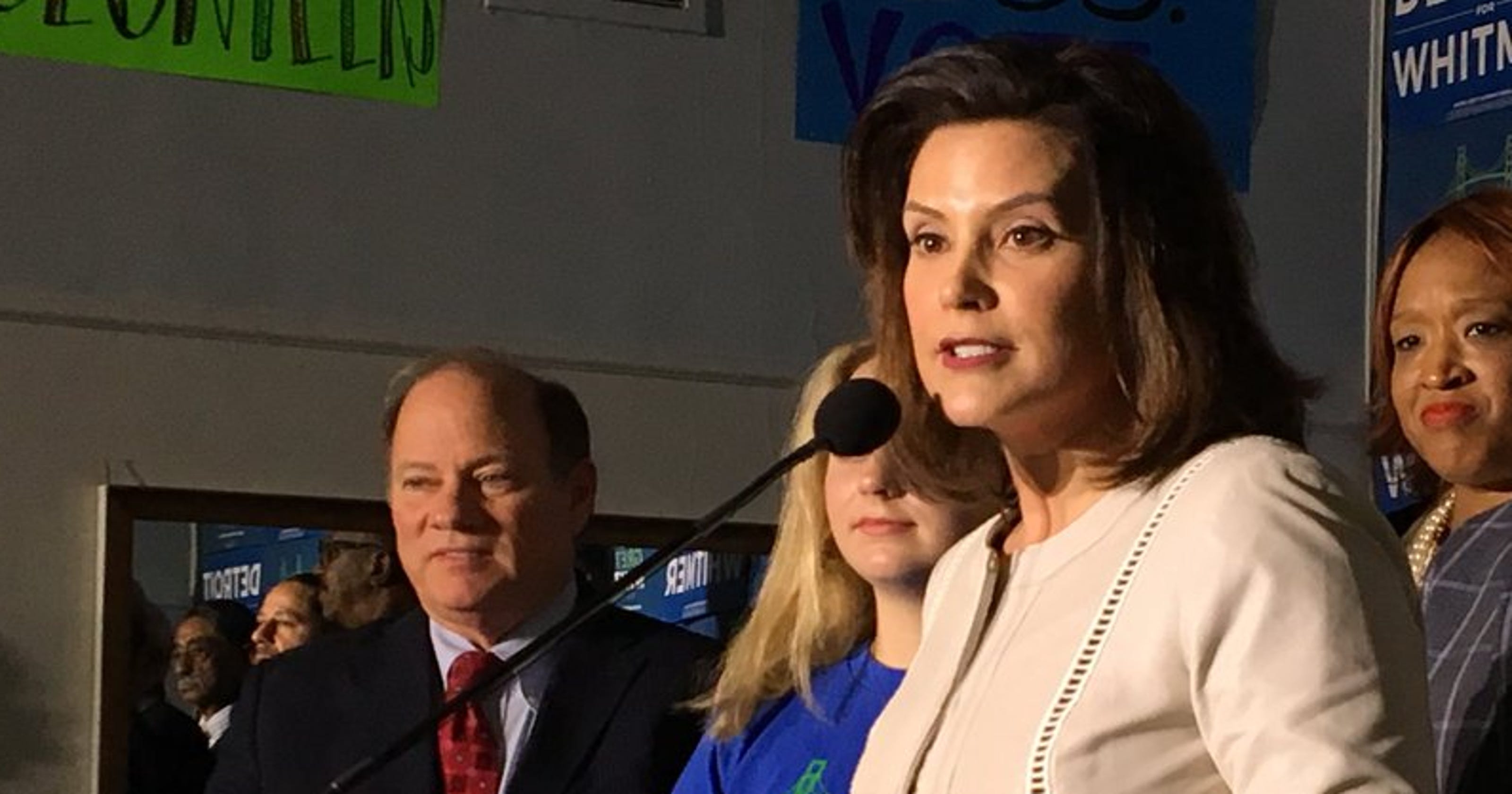 Detroit Mayor Mike Duggan endorses Gretchen Whitmer for governor3200 x 1680