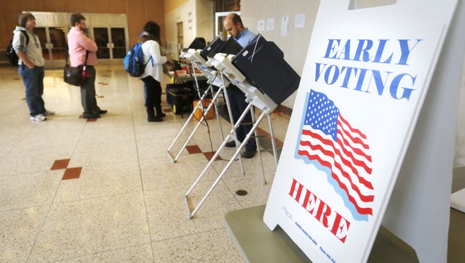 Many locations are offering people a chance to vote early before the May 8 primary.