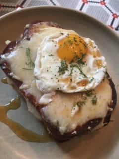 The croque madame on Salazar's brunch and lunch menu.