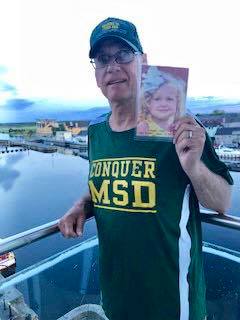 70-year-old Wisconsin native John Ewen hiked across Ireland in honor of victims of Multiple Sulfatase Deficiency. He honored Hendersonville, Tennessee-native Jaylen Garrett on July 25, 2018.