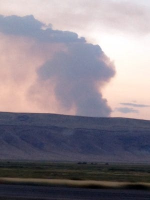 Around 5:30 p.m. Thursday, the Izzenhood Fire sparked from lightning. In less than 24 hours, the fire grew to 6,600 acres and is 80 percent contained, the Bureau of Land Management Elko District fire spokesperson Greg Deimel said.