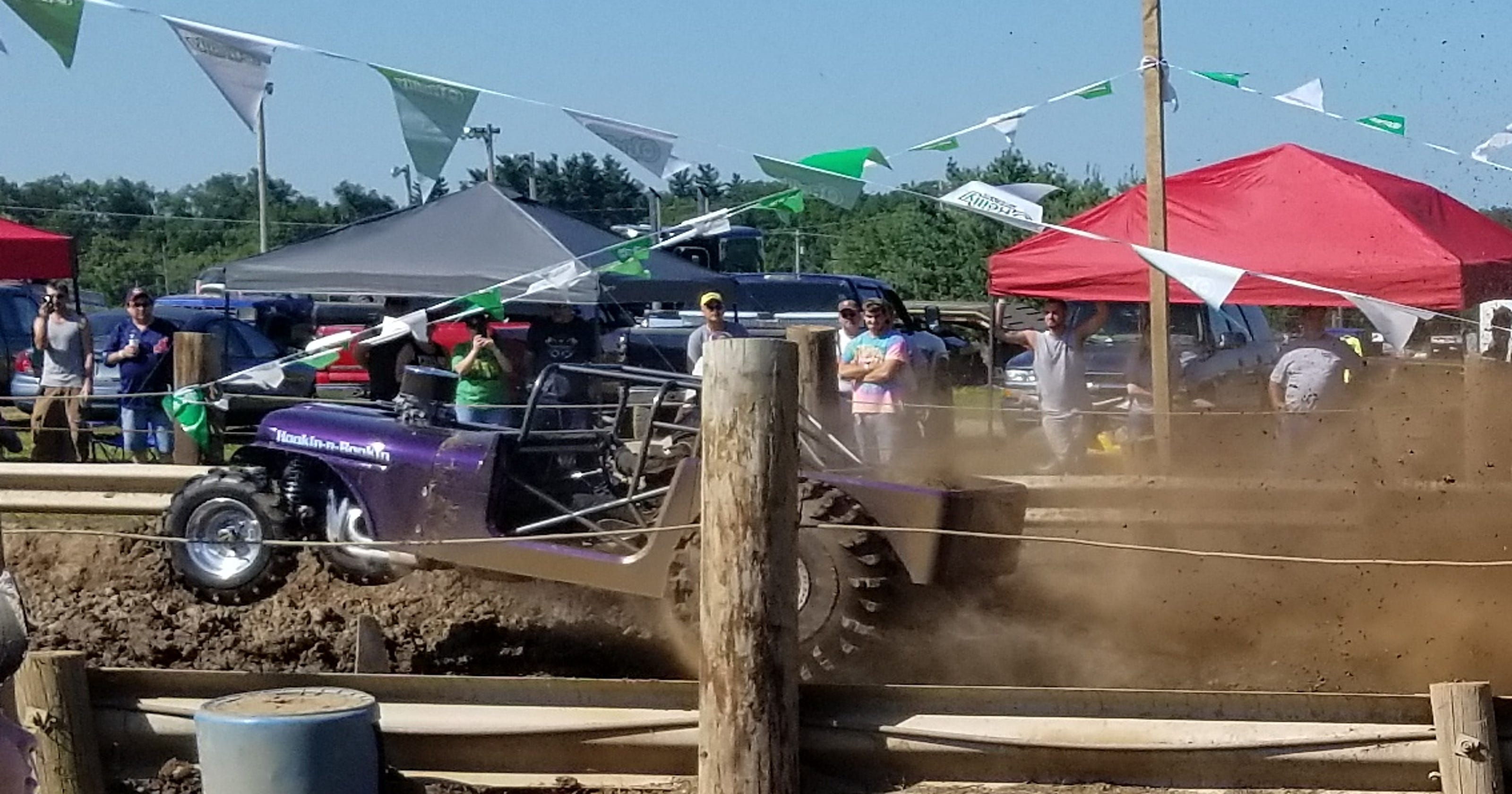 Victim in mud bog crash in fair condition