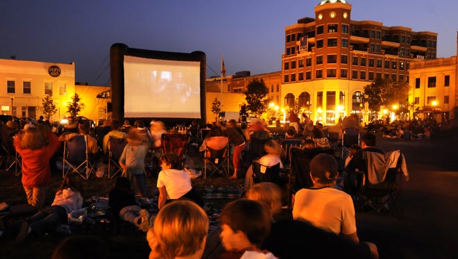 Oak Island Park will be  transformed into an outdoor theater on Friday for the showing of  "Minions."