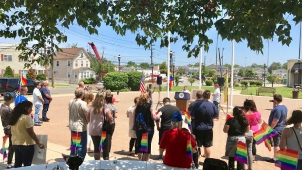 Carteret's first LGBT flag day took place on Saturday, June 10.
